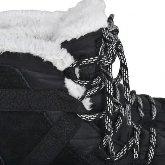 Sorel Whitney II Flurry Waterproof Boot Suede Insulated Black Size 8 - Picture 4 of 14